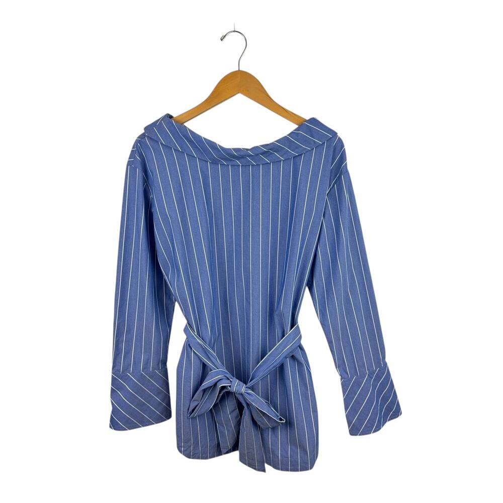 Banana Republic Button-Back Belted Shirt